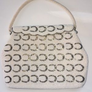 Vintage heavily beaded clutch